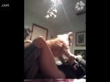 teen home dog – teaching to knot fuck
